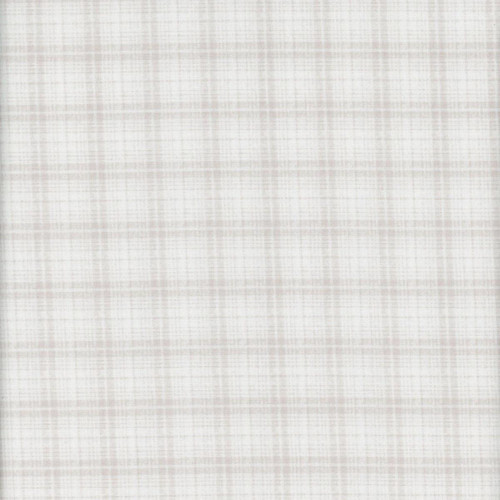 Benartex Fabrics American Valor Cheryl Haynes Natural Cream Tonal Plaid, fabric with a soft cream color and subtle plaid pattern.