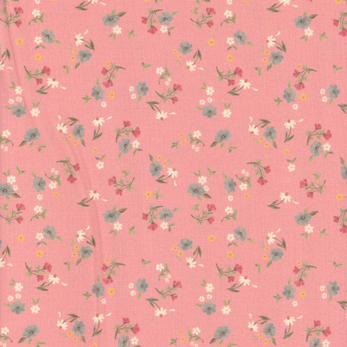 Benartex Fabrics Heirloom Garden by Fox and Fables Heirloom Floral Rose Pink