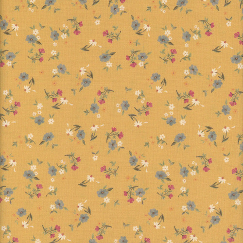Benartex Fabrics Heirloom Garden by Fox and Fables Heirloom Floral Yellow