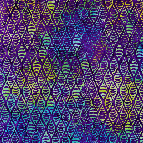 Timeless Treasures Fabrics Tonga Batiks Lilypad Conch Shells Neon Green