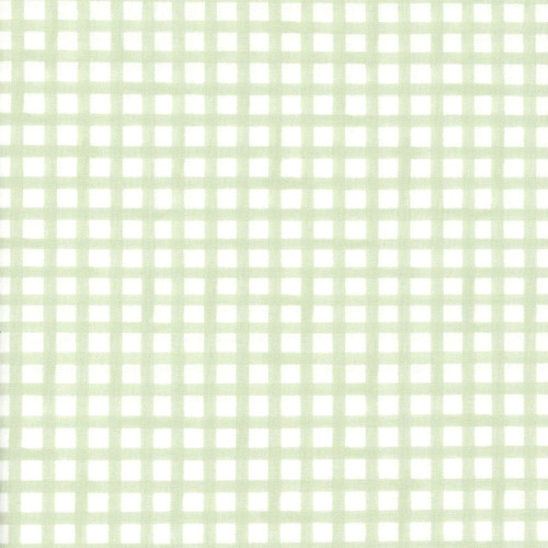 Dear Stella Fabrics Woodland Willow Woodland Plaid Peapod Green Cream