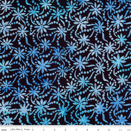 Riley Blake Fabrics 108 Inch Wide Batik Quilt Backing Vibrant Pointillism Dancing Lights