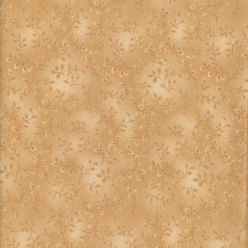 Henry Glass Fabrics Folio Textures Folio Vines Chamois, fabric with a beige background and a subtle vine pattern.