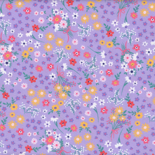 Windham Fabrics Twirling Tutus Whistler Studios Lilac Purple Ballet Bouquets
