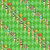FreeSpirit Fabrics Riviera Odile Bailloeul Beach Club Harlequin Swimmers Green, vibrant pattern featuring women in colorful swimsuits with beach balls on a green floral and geometric background.