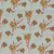 Andover Fabrics Jingle Bell by Laundry Basket Quilts Leaves and Berries Vintage Blue