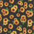 Wilmington Prints Fabrics Sunshine Whispers Bruce Park Sunflowers Bunches Black Yellow Green