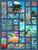 Timeless Treasures Underwater Paradise Ocean Tiles Quilt Kit, vibrant underwater scene with colorful fish, sea turtles, coral reefs, and marine life.