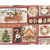 3 Wishes Fabrics Dancing Very Merry Gingerbread Christmas Fabric Brown Red Patchwork