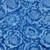 Lumin Fabrics Island Batik Countryside Charm Batiks Large Floral Blue Sapphire