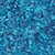 Lumin Fabrics Island Batik Springtime Bouquet Batiks Medium Floral Blue Morning Glory