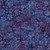 Lumin Fabrics Island Batik Springtime Bouquet Batiks Small Flowers and Leaves Multi Blue Purple, textile fabric with a pattern of small blue and purple flowers and leaves on a dark background.