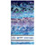 Lumin Fabrics Island Batik Secret Garden Batiks 2.5 Inch Strips, colorful batik fabric strips with floral and leaf patterns in shades of purple, blue, and aqua.
