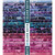 Lumin Fabrics Island Batik Rosy Bloom Batiks Fat Quarter Bundles, colorful batik fabric pieces in shades of purple, blue, pink, and black with various abstract and floral patterns.