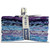 Lumin Fabrics Island Batik Secret Garden Batiks Fat Quarter Bundles, colorful fabric bundle with various purple and blue batik fabric pieces.