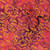 Lumin Fabrics Island Batik Everbloom Batiks Leafy Vine Multi Pink Purple Orange, fabric with a vibrant leafy vine pattern in shades of pink, purple, and orange.