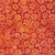 Lumin Fabrics Island Batik Posy Twist Batiks Small Flowers and Leaves Orange Flame