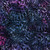 Lumin Fabrics Island Batik Rosy Bloom Batiks Large Dahlias Multi Purple Pink Iris, floral batik fabric with large dahlias in shades of purple, pink, and blue on a dark background