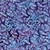 Lumin Fabrics Island Batik Rosy Bloom Batiks Leafy Vine Purple Urchin, fabric featuring intricate leafy vine pattern in shades of purple and blue.