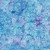 Lumin Fabrics Island Batik Secret Garden Batiks Large Daisies and Dots Multi Blue Turquoise Purple