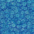 Lumin Fabrics Island Batik Springtime Bouquet Batiks Small Flowers and Leaves Blue Wave, fabric with a floral pattern of small flowers and leaves in shades of blue.