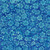 Lumin Fabrics Island Batik Springtime Bouquet Batiks Small Flowers and Leaves Blue Wave