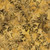 Lumin Fabrics Island Batik Woodland Warmth Batiks Leaves and Berry Clusters Gold Straw, fabric with a pattern of holly leaves and berries in gold and brown tones on a straw-colored background.