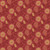 Lumin Fabrics White Owl Rooster Reverie Susan Winget Boho Floral Red, floral fabric pattern featuring yellow and pink stylized flower motifs and leaves on a deep red background.