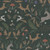 Dear Stella Fabrics Fox And Fern Fox And Fern Midnight Blue
