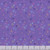 Dear Stella Fabrics Quiltstellation Pammie Jane Quiltstellation Zodiac Purple, colorful star and geometric pattern on purple background.