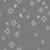 Dear Stella Fabrics Quiltstellation Pammie Jane Quiltstellation Paloma Grey, fabric with white star and geometric patterns on grey background.