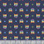 Dear Stella Fabrics Meowter Space Pammie Jane Laser Cat Navy Blue