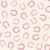 Dear Stella Fabrics Pink Pony Club Stirrup Some Trouble Cream, fabric pattern featuring pink stirrup symbols with various decorative designs on a cream background.