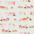 Windham Fabrics Heather Ross Favorites Cream Marching Cats, fabric pattern featuring playful cats in pink, brown, yellow, and orange with green grass details on a cream background.