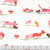 Windham Fabrics Heather Ross Favorites Cream Marching Cats