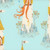 Windham Fabrics Heather Ross Favorites Aqua Blue Rapunzel