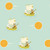 Windham Fabrics Heather Ross Favorites Aqua Blue Owl and the Pussycat, whimsical fabric design featuring playful owls and a cat sailing a boat with the sun and clouds in the background.