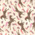 Timeless Treasures Fabrics Disco Cowgirl Cowgirl Horses Beige Brown Pink