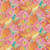 Timeless Treasures Fabrics Jubilant Packed Medallion Floral Bright, colorful floral fabric with bright medallion patterns in pink, orange, yellow, green, blue, and purple on a vibrant background.
