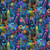 Timeless Treasures Fabrics Jubilant Dotty Garden Night
