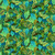 Timeless Treasures Fabrics Jubilant Packed Leaves Green