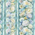 Timeless Treasures Fabrics Gossamer Dragonfly 11 Inch Stripe Multi Blue Green