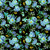 Timeless Treasures Fabrics Noble Plume Chong A Hwang Spaced Floral Bouquets Black