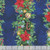 <p>Windham Fabrics All American Christmas Patriotic Deck the Halls Blue</p>