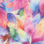 Moda Fabrics Gradients Gallery Moda Leaving Color Florals  Multi Pink Red Blue Green