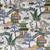 Hamilton Fabrics Tao Evergreen Chinoiserie Oriental Garden House Green Blue Cream