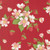 Moda Fabrics Bloomsberry Camille Roskelley Strawberries and Flowers Red Red