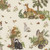 Moda Fabrics Fable and Fern Watercolour Heart Woodland Tales Beneath The Trees Animals Cream