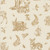 Moda Fabrics Fable and Fern Watercolour Heart Fawns Fables Deer Bird Toile Golden Cream