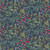 Clothworks Fabrics Floral Drama Beth Grove Branches Leaves Flowers Blue Green Red Brown